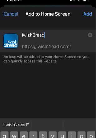 iOS app