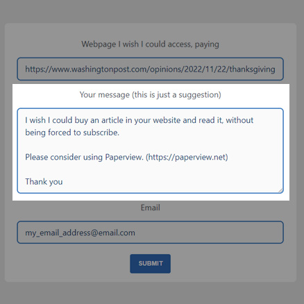 Compose your message